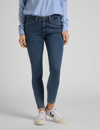 Lee Jeans Scarlett High Zip - Blue - 26 x 33