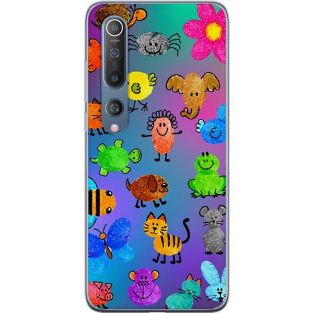 Kompatibel Mobilcover til Xiaomi Mi 10 5G Little Scribble Friends