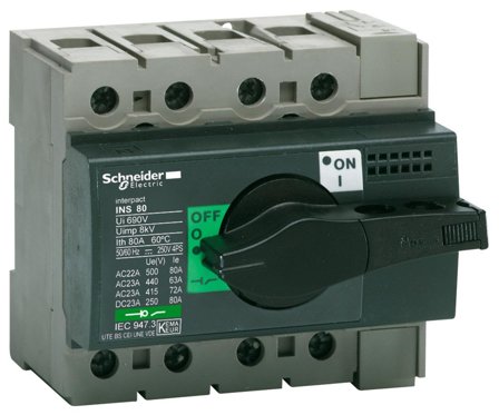 Schneider Electric 28902 Lastbryter 3 poler 63 A, Elfordeling & strømforsyning