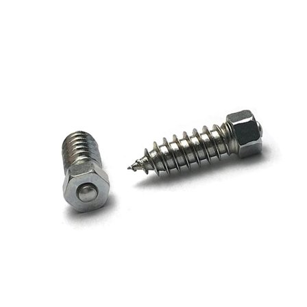 (100 styk) 15 mm hårdmetal skrue dæk studs – Fungerer til is og sne | Velegnet til biler, motorcykler, cykler, lastbiler