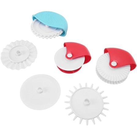 Leivonnaisten leikkuri pyörivä pyörä Manuaalinen taikinanleikkuri Leivontatyökalu Kitch