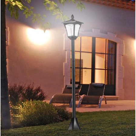 Rootz Havelanterne - Belysning - Lampe - Solcelle - 40 Lm - - Skumringssensor - 160 cm
