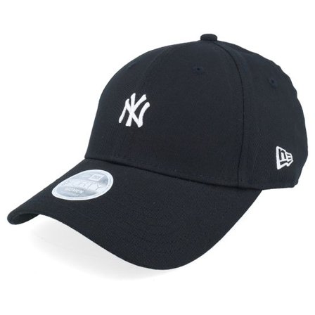 New Era - MLB Svart adjustable Keps - New York Yankees 9FORTY Black/White Adjustable @ Hatstore