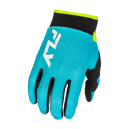 Mănuși Motocross FLY Racing F-16 V26 turcoaz/negru/alb L