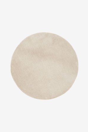 KM Home - Luvtæppe Feel - Beige - Luv- & ryatæpper - 160 - Fra Homeroom