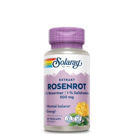 Mikronæringsstoffer Solaray Rosenrod 60 kapsler - Bodyman.dk