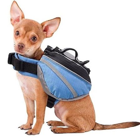 Utomhus Hund Sadel Ryggsäck Väska Husdjur Bärväska Kompatibel med Vandring Träning Husdjursbärväskor