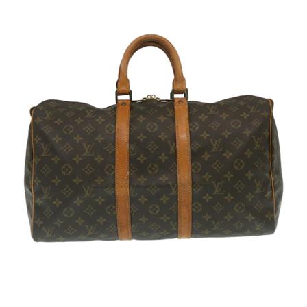 Louis Vuitton Vintage, Pre-owned Keepall 45 Bruin, unisex, Maat:ONE Size