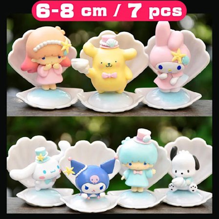 #2 SANRIO Leker My Melody Dukker Kawaii Figur Blindboks Hjemmedekorasjon Japansk Søt Julegave Anime Tegneserie Samling
