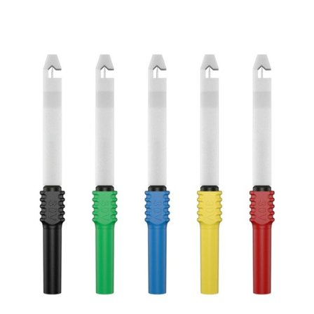 5st Test Sond Full Isolering Säkerhet Piercing Test Pin Icke-förstörande Puktur Nålar Set