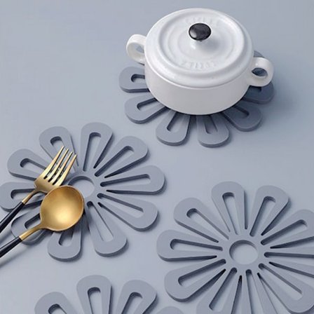 Silikon Gryteunderlag for varme gryter og panner, non-stick silikon