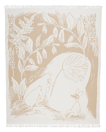 Mummi Arabia Bomullspledd Beige 130x170