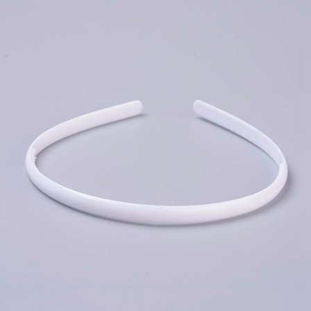 REA__Vit taggat plast diadem 8 mm. bred