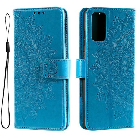 SKALO Samsung A53 5G Mandala Flip Cover - Blå