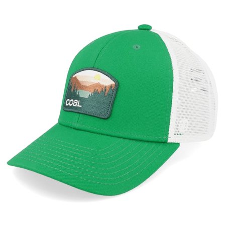 Coal - Verde trucker Boné - The Hauler Low Low Profile Green/White Trucker @ Hatstore