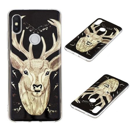 Xiaomi Redmi S2 mobilskal silikon självlysande - Älg