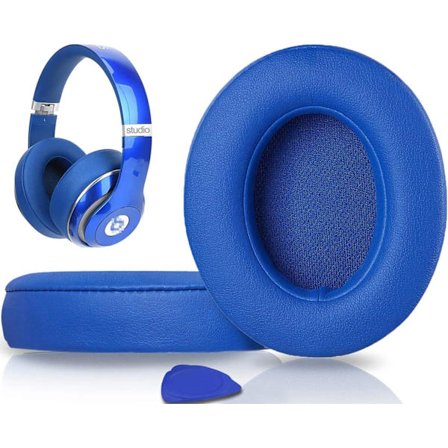 Udskiftning af ørepuder til Beats Studio 2 & Studio 3 kablede og trådløse hovedtelefoner, ørepuder med blødt proteinlæder, støjisolerende 