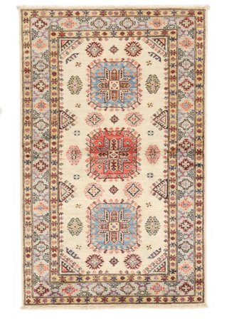 Kazak Ariana Rug Hand Knotted 95X154 Brown/Beige Afghanistan