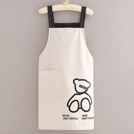 2 pakker kjøkkenforkle med 2 lommer Justerbar hjemmelaget matlaging forkle