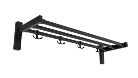 Enwex EX316*08SS Hattuhylly musta, Vaatekaapit