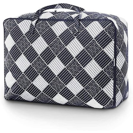 Oppbevaringspose for klær og dyner, stor sammenleggbar oppbevaringspose for under sengen, med garderobehåndtak