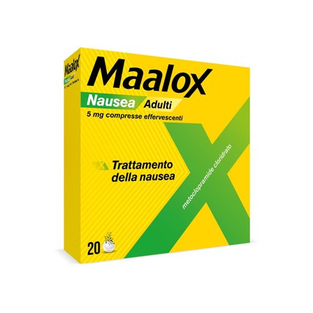 Maalox Nausea Trattamento della Nausea 20 cpr Effervescenti
