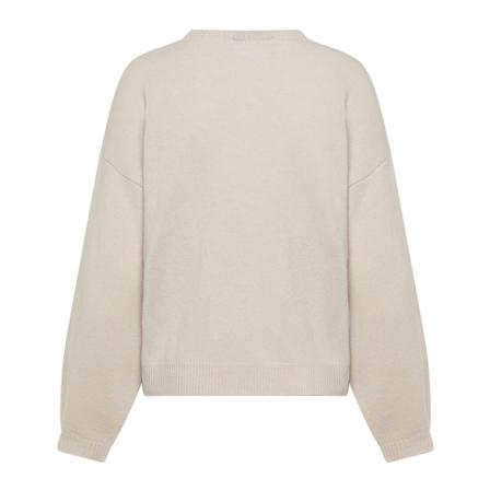 Roberto Collina, Round-neck Knitwear Wit, Dames, Maat:L