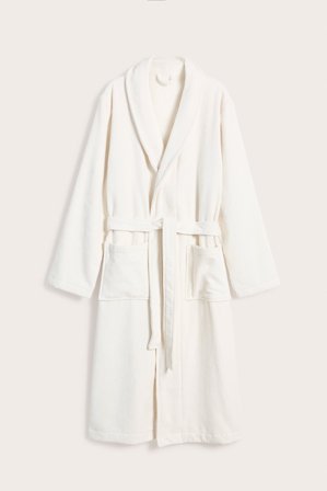 Kappahl | Morgonrock i frotté | Offwhite