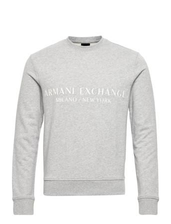 Sweatshirts Sweat-shirt Tröja Grå Armani Exchange