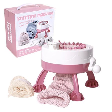 Stitches Toys Håndvevd Ullstrikke Maskin Ull Lue Skjerf Sokker