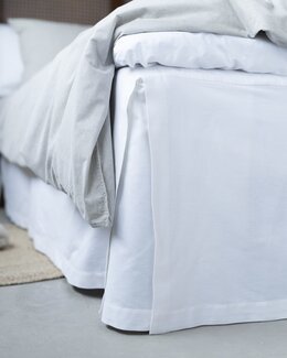 Sängkappa enfärgad, höjd 45 cm Vit - 180x200 +45 cm - Linea