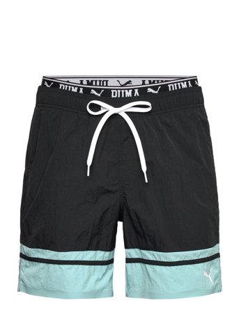 Puma Swim Puma Swim Men Colour Block Mid Shorts 1P - Black - M