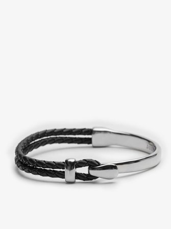 John Henric Men's Silver Bracelet Dresden Size 22cm
