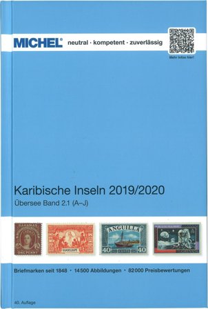 MICHEL - Caribien 2019/2020 - Bind I (A-J) - Frimærkekatalog