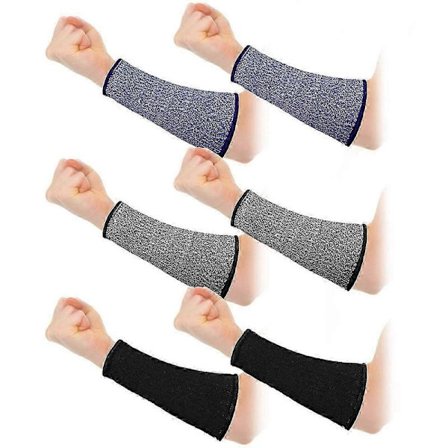 3 Par Armskydd för Tunn Hud och Blåmärken Skärskydd Nivå 5 Armbrännskydd