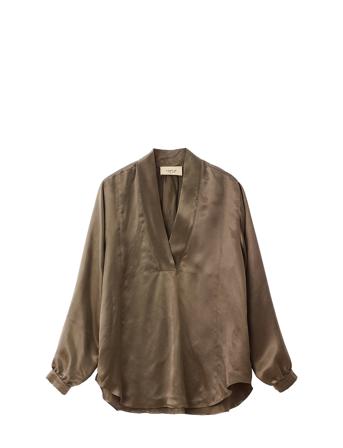 Parashute Shirt Bluse Langærmet Brun A Part Of The Art