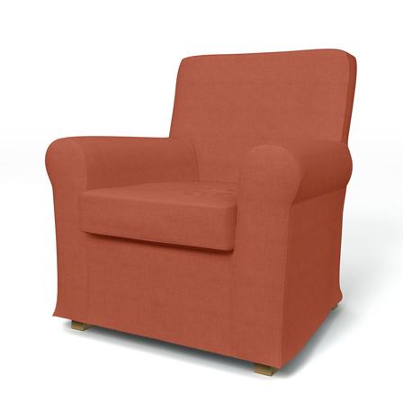 IKEA - Överdrag till Jennylund fåtölj, Burnt Orange, Linne - Bemz