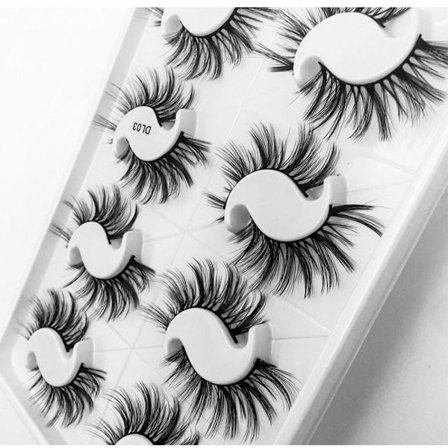 Mordely Lösögonfransar Tjocka Långa ögonfransar