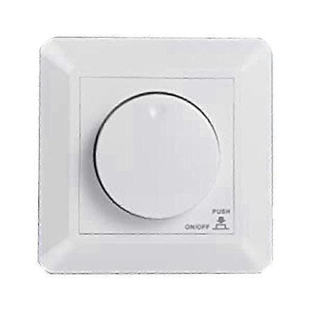 LED-himmenninkytkin, uppoasennettava himmennin himmennettäville LED- ja halogeenilampuille, 5-300 W himmenninkytkin LED, vaiheohjattu himmennin