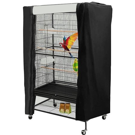 ING Papukaijahäkki - Lintuhäkki ja pölysuoja - 210D - 80*54*120cm