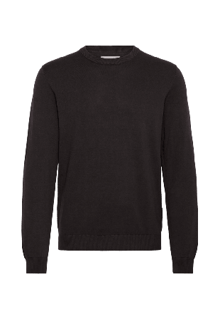 Casual Friday Cfosvald Knitted Crew Neck Pullover Tröjor Herr Svart XL
