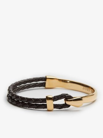 John Henric Men's Gold Bracelet Dresden Size 22cm