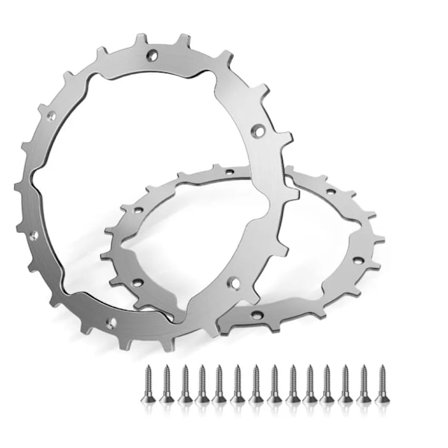 Dragkraftshjul i rostfritt stål 2 st Gräsklippare för 250 Sileno City + 500 + tillbehör för gräsklippare trädgårdsredskap