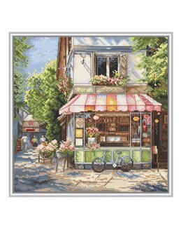 Broderipakke Bilde Sommer Shop - LetiStitch