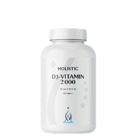 Holistic D3-vitamin 2000 IE 360 kapslar