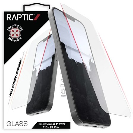 Raptic X-Doria Full Glass herdet glass for iPhone 14 Plus fullskjerm