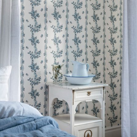 Duro Tapet, Renshammar 689-02 Gammalsvenska QuickUp, L, Blå, Färg & tapeter