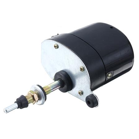 Viskermotor med bryter, metallviskermotor DC12V 105° Universal viskefelt tilbehør for traktorer Plugg og skrape/visker tilbehør