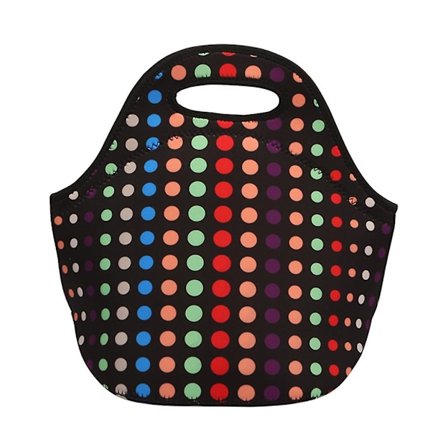 Neopren Madpakke Taske Isoleret Vandafvisende Madkasse til Kvinder Voksne Børn