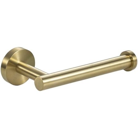 Gull toalettpapirholder, veggmontert brakett for bad, kjøkken, toalett